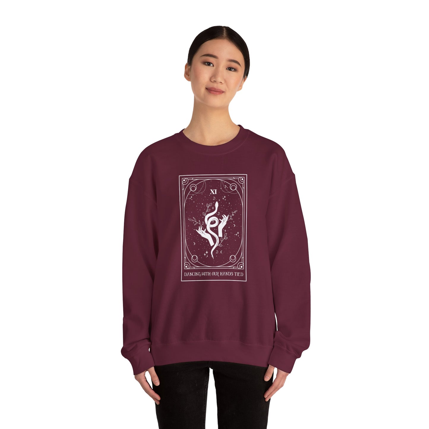 Tarot Crewneck Sweatshirt - Dancing With Our Hands Tied