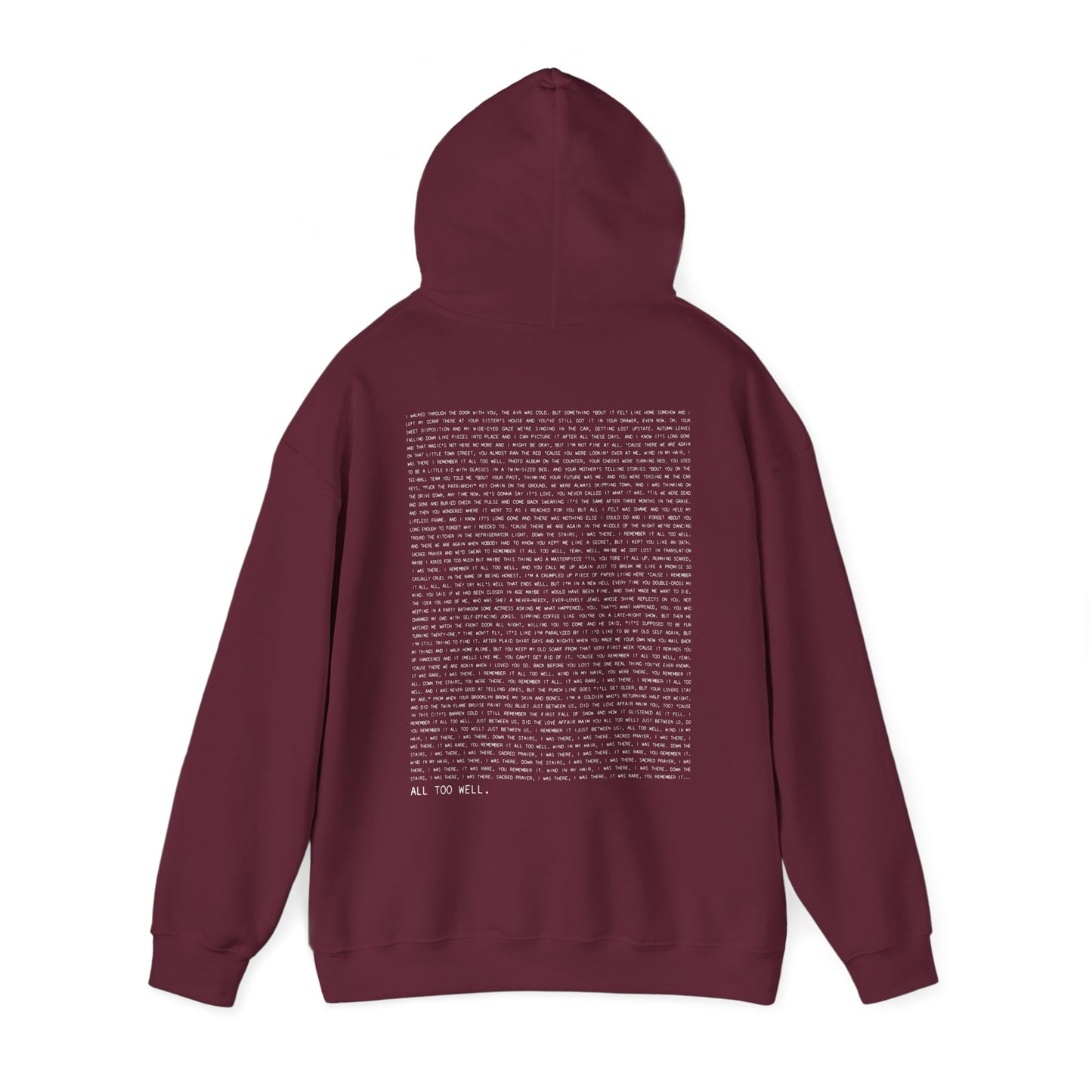 All Too Well Hoodie