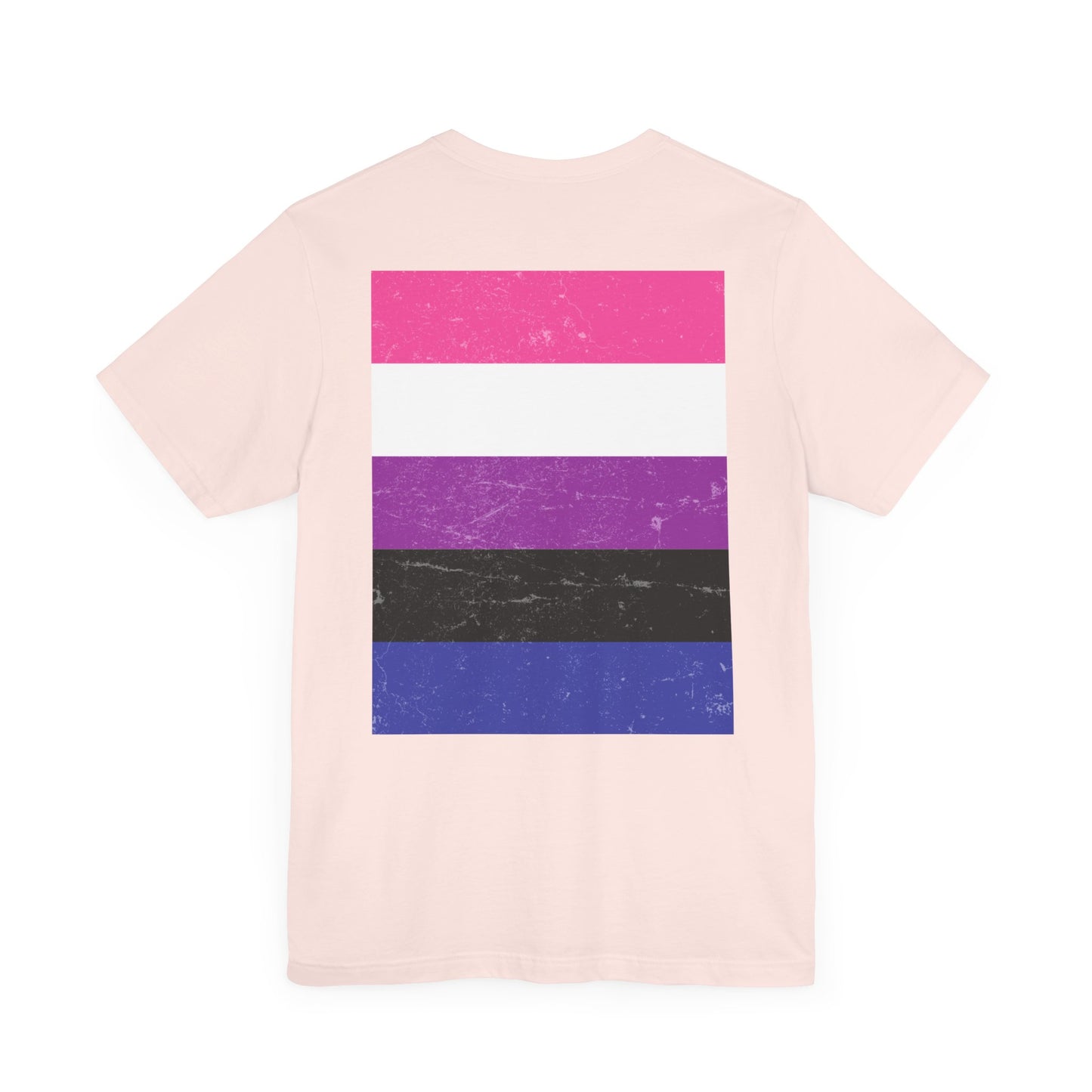 You Ain't Gotta Pray For Me (genderfluid flag on back) Tshirt