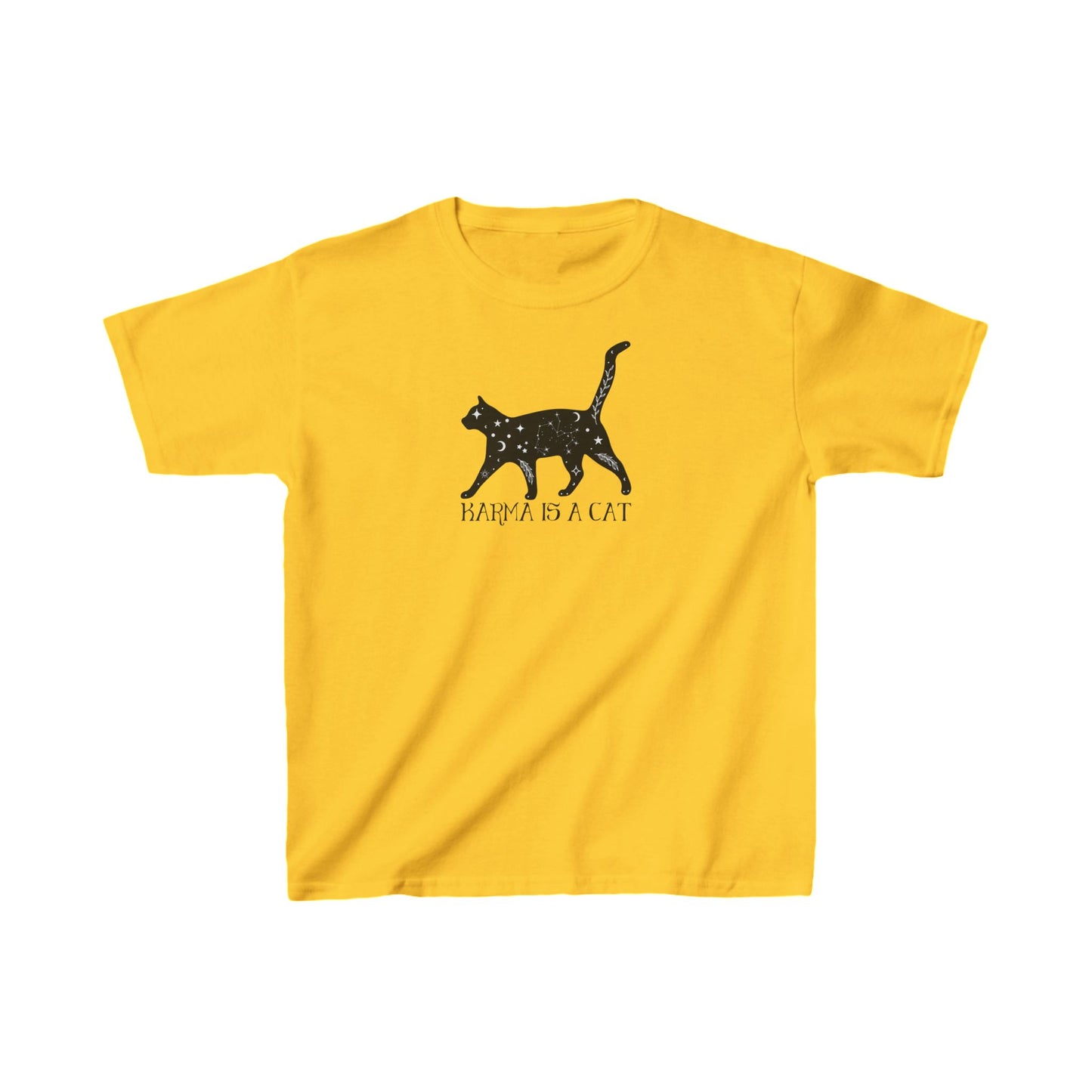 Karma is a Cat Kids Heavy Cotton™ Tee