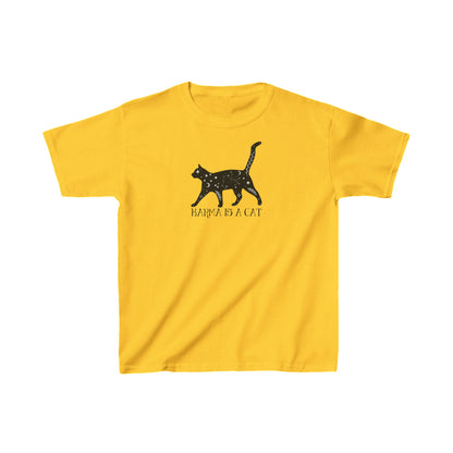 Karma is a Cat Kids Heavy Cotton™ Tee