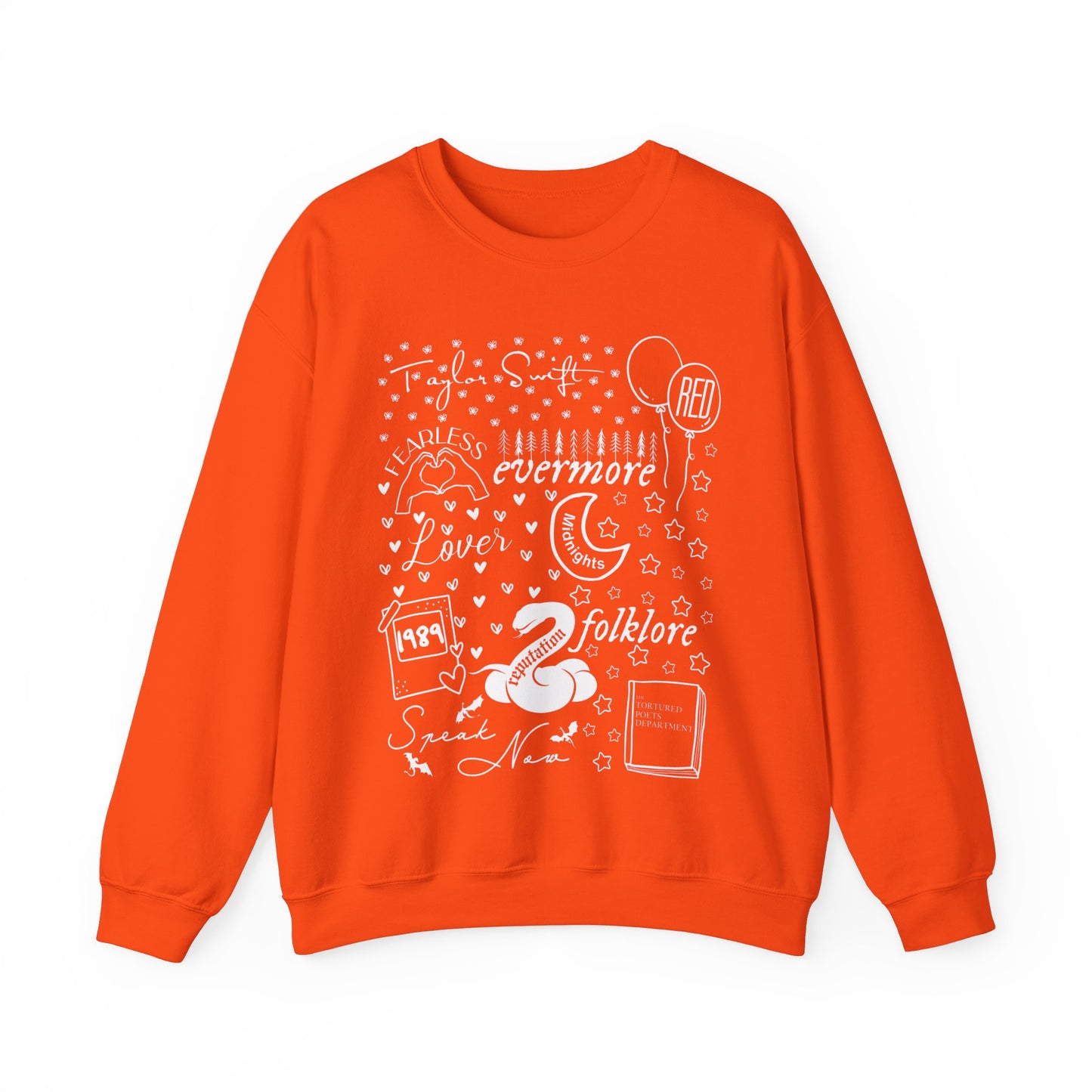 Eras Album Collage Crewneck Sweatshirt