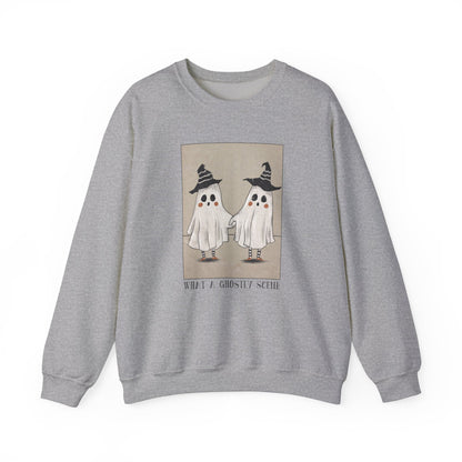 Ghostly Scene Crewneck Sweatshirt