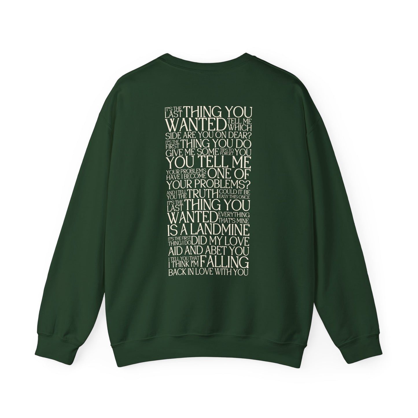 The Alcott Lyrics Crewneck Sweatshirt