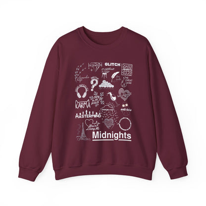 Midnights Collage Crewneck Sweatshirt