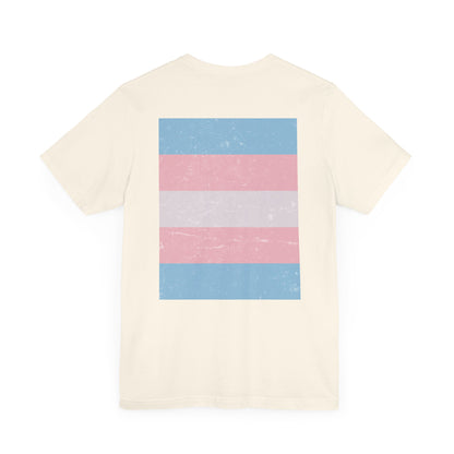You Ain't Gotta Pray For Me (trans flag on back) Tshirt