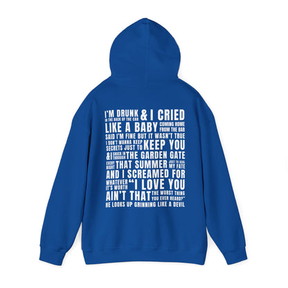 Cruel Summer (lyrics on back) Hoodie