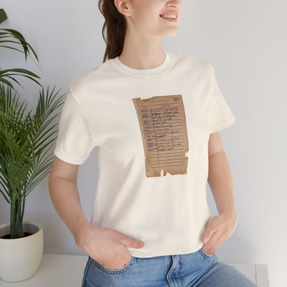 Poets Library Card Tshirt