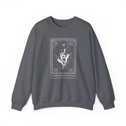 Tarot Crewneck Sweatshirt - Dancing With Our Hands Tied
