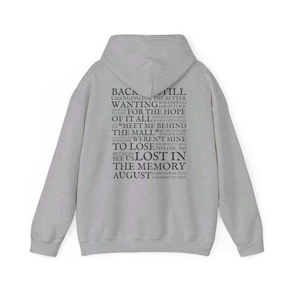 August Lyrics Hoodie