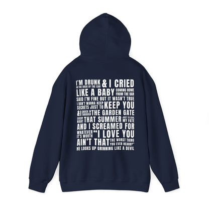 Cruel Summer (lyrics on back) Hoodie