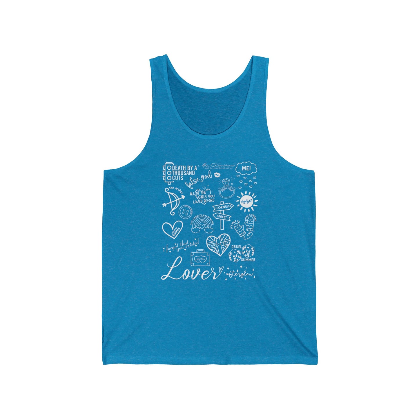 Lover Collage Jersey Tank