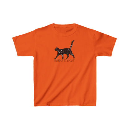 Karma is a Cat Kids Heavy Cotton™ Tee