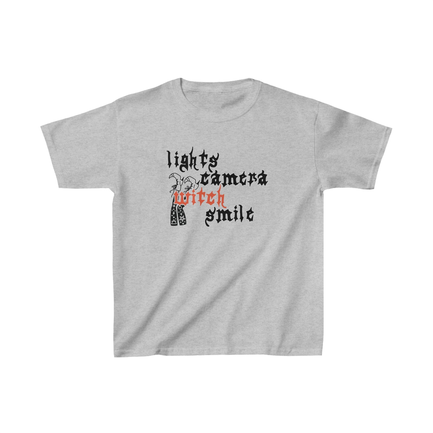 Lights Camera Witch Smile Heavy Cotton™ Tee