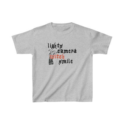 Lights Camera Witch Smile Heavy Cotton™ Tee