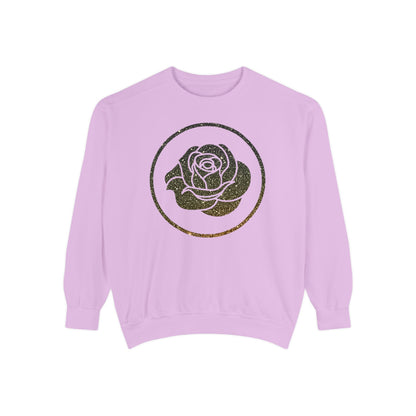 Rose Blush Studio Sparkle Logo Comfort Colors Crewneck Sweater