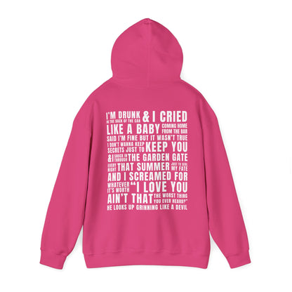 Cruel Summer (lyrics on back) Hoodie