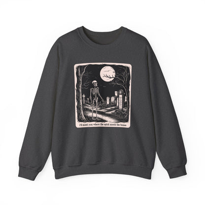 Spirit Meets The Bones Crewneck Sweatshirt