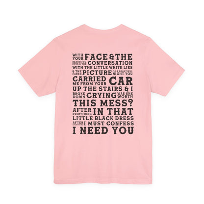 The Other Side of the Door (lyrics on back) Tshirt