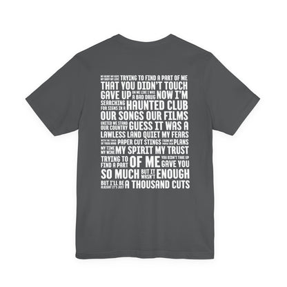 DBATC Bridge (lyrics on back) Tshirt