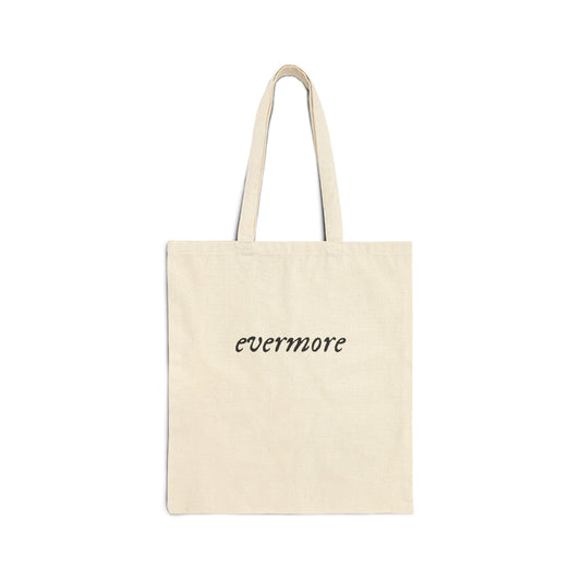 Evermore Cotton Canvas Tote Bag