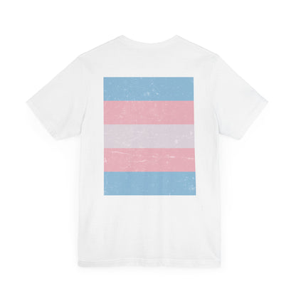 You Ain't Gotta Pray For Me (trans flag on back) Tshirt
