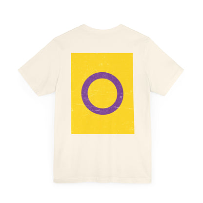 You Ain't Gotta Pray For Me (intersex flag on back) Tshirt