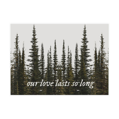 Our Love Lasts So Long Postcard Bundle (envelopes not included)