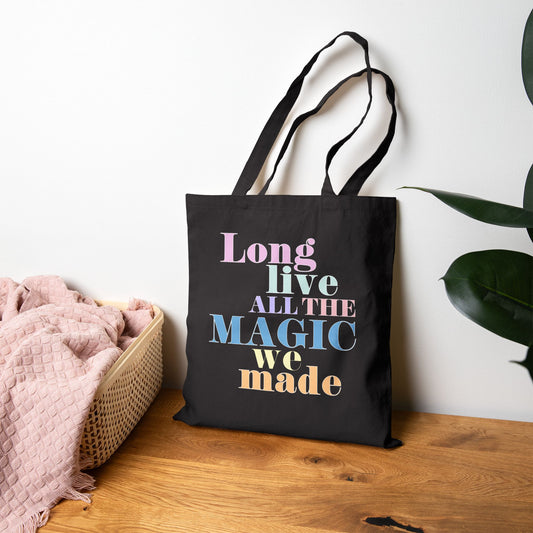 Long Live Cotton Canvas Tote Bag
