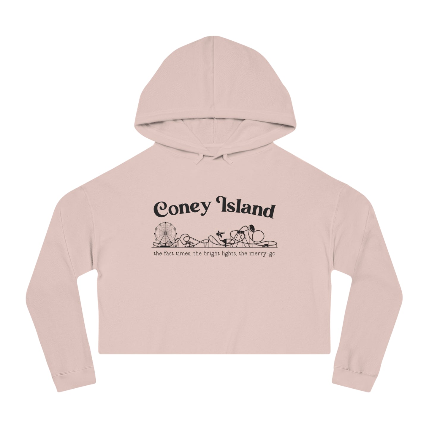 Coney Island Cropped Hoodie