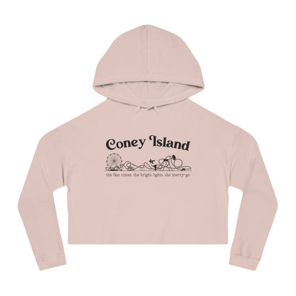 Coney Island Cropped Hoodie