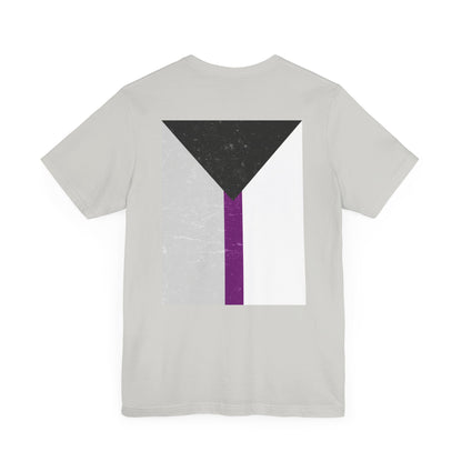 You Ain't Gotta Pray For Me (demisexual flag on back) Tshirt