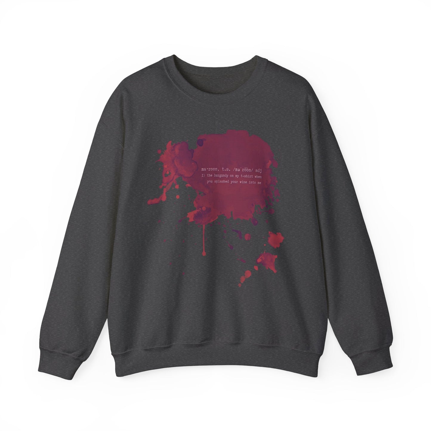 Maroon Crewneck Sweatshirt