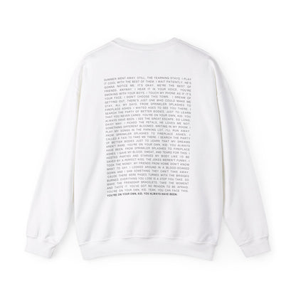 YOYOK Lyrics Crewneck Sweatshirt