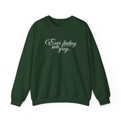 Eras Fading Into Grey Crewneck Sweatshirt
