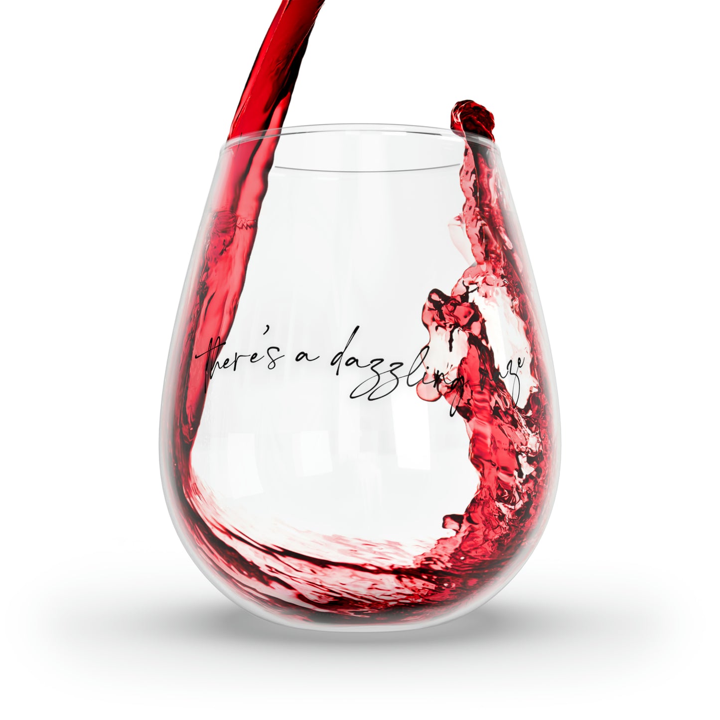 Dazzling Haze Stemless Wine Glass, 11.75oz