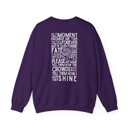 Long Live (Lyrics on Back) Crewneck Sweatshirt