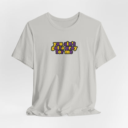 You Ain't Gotta Pray For Me (intersex flag on back) Tshirt