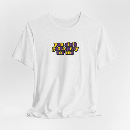 You Ain't Gotta Pray For Me (intersex flag on back) Tshirt