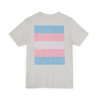You Ain't Gotta Pray For Me (trans flag on back) Tshirt