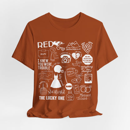 Red Collage Tshirt