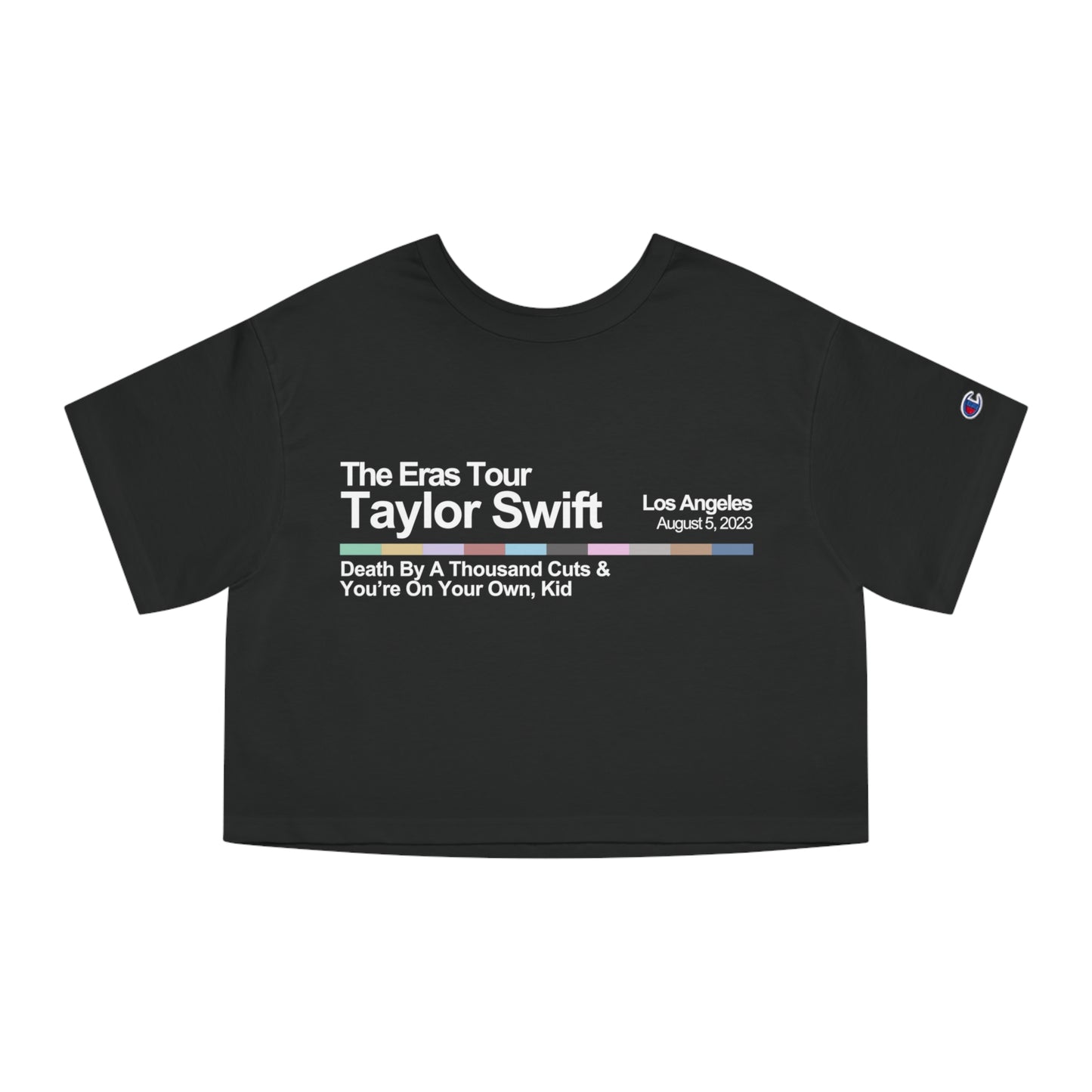 Los Angeles Night 3 Cropped T-Shirt