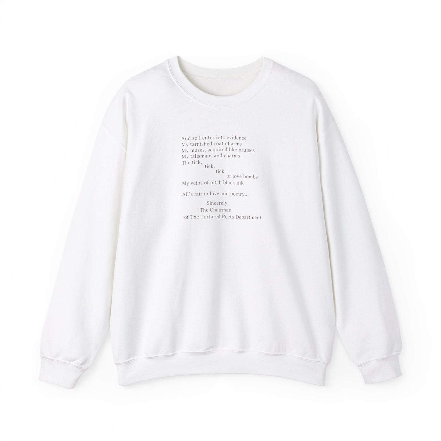 Sincerely The Chairman Crewneck Sweatshirt