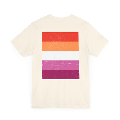 You Ain't Gotta Pray For Me (lesbian flag on back) Tshirt