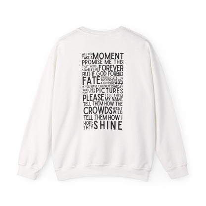 Long Live (Lyrics on Back) Crewneck Sweatshirt