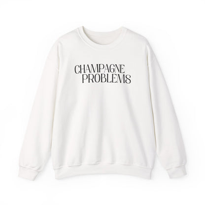 Champagne Problems (lyrics on back) Crewneck Sweatshirt