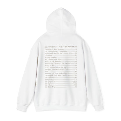 TTPD Tracklist (on back) Hoodie