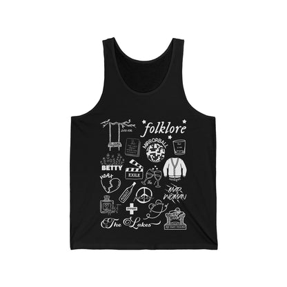 Folklore Collage Jersey Tank