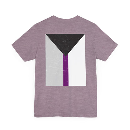 You Ain't Gotta Pray For Me (demisexual flag on back) Tshirt