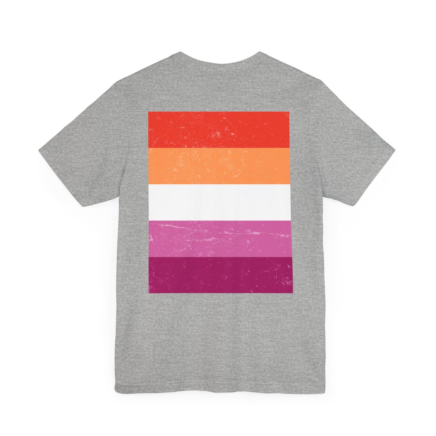 You Ain't Gotta Pray For Me (lesbian flag on back) Tshirt